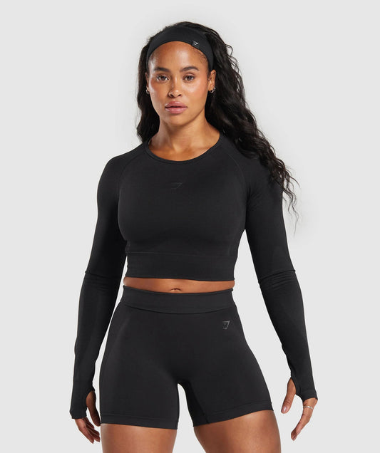 Flex Long Sleeve Crop Top